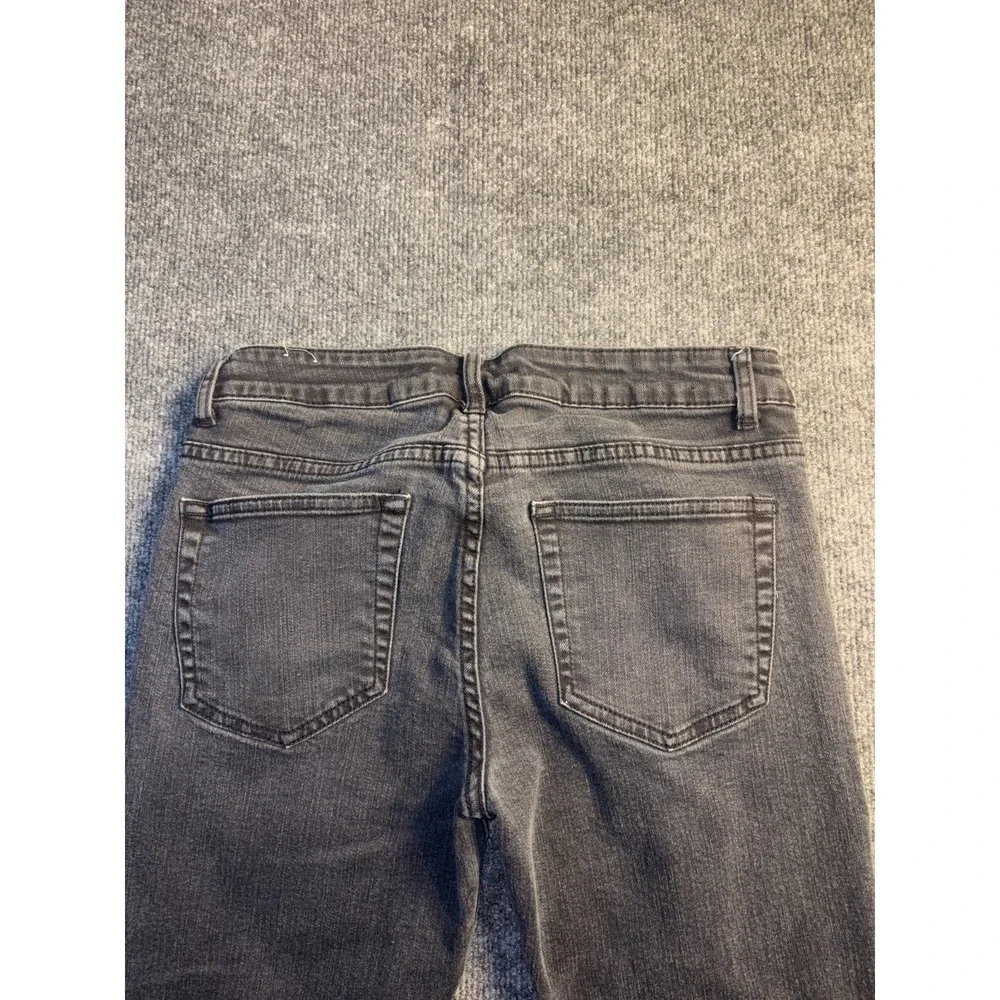FOREVER 21 Skinny Jeans Mens 30/30 Black Denim Slim Fit Mid Rise Comfort Stretch